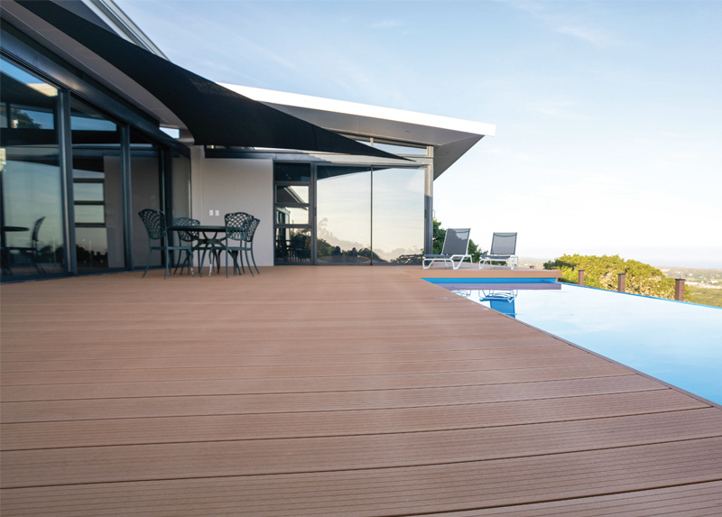 某某小区户外地板装置